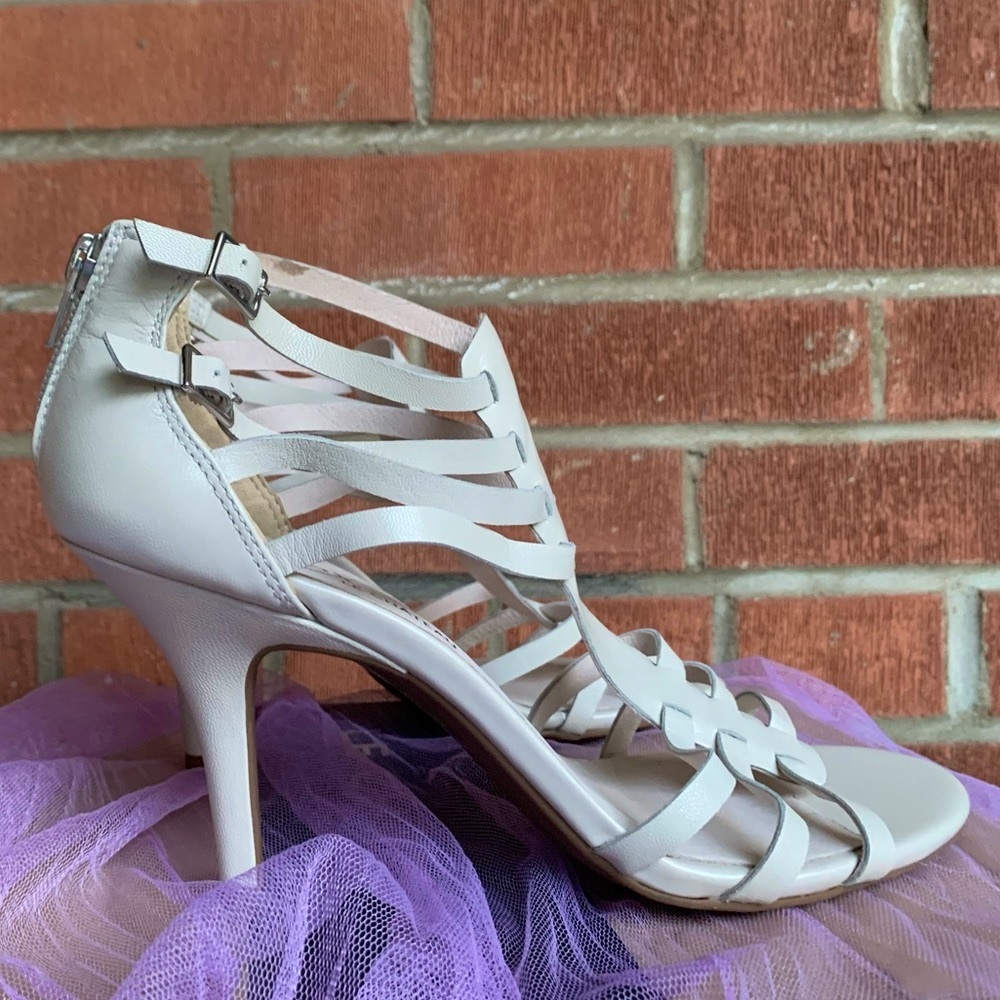 NIB 💯LEATHER  Gladiator Heel Sandals